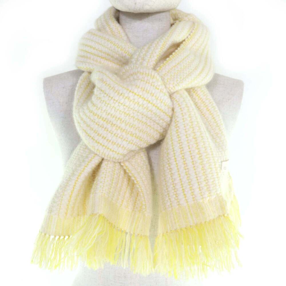 HERMES Authentic Yellow Scarf - Picture 3 of 6